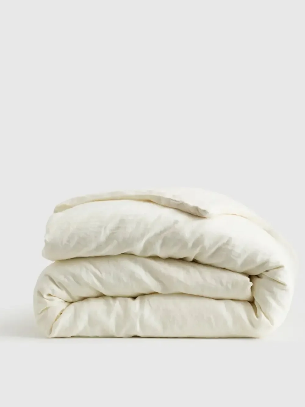NWT Quince Luxury European Linen Ivory Duvet Cover!
